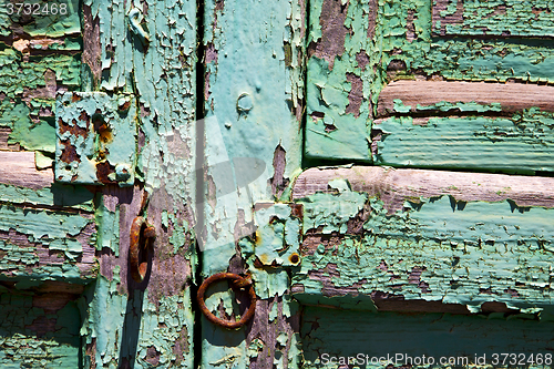 Image of abstract  spain canariasn cwood  door  lanzarote 
