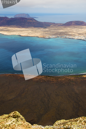 Image of harbor rock stone sk u n graciosa miramar del rio