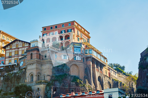 Image of Sorrento, Italy. Sorrento is one of the most expensive resorts. beautiful view.