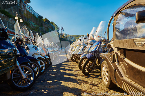 Image of Sorrento is one of the towns of the Amalfi Coast,expensive and most beautiful European resort.