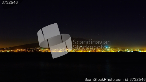 Image of Mount Vesuvius, from Sorrento, Italy