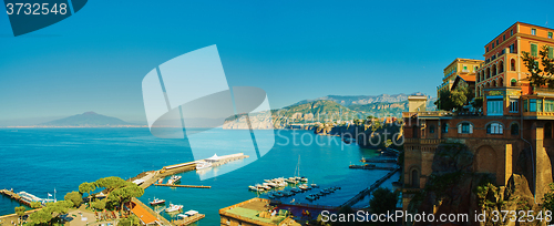 Image of Sorrento, Italy. European resort.