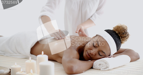 Image of Female Getting A Massage