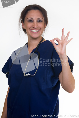 Image of Nurse giving the okay