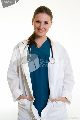 Image of Young woman doctor