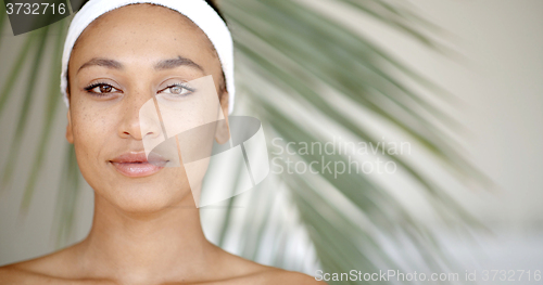 Image of Clean Face Of A Young Woman