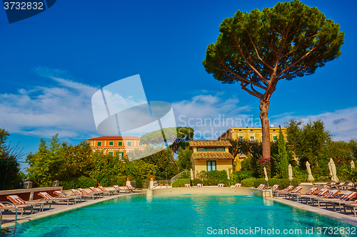 Image of public pool on a hot day