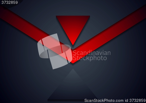 Image of Dark corporate abstract background