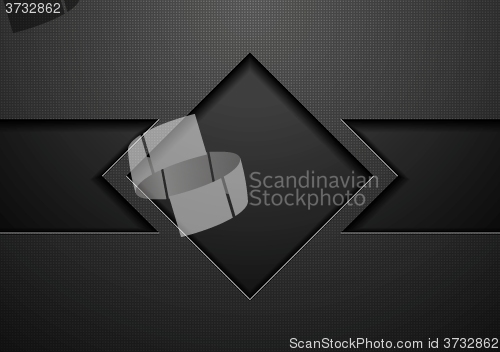 Image of Tech black concept corporate design