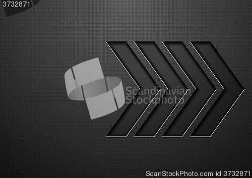 Image of Tech black arrows background
