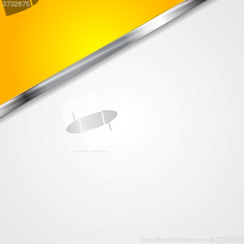 Image of Abstract corporate background with metallic stripe