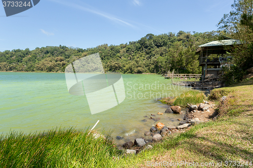 Image of sulphurous lake - Danau Linow