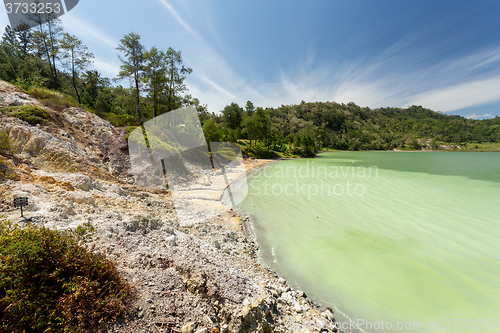 Image of sulphurous lake - Danau Linow