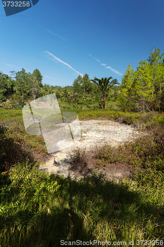 Image of sulphurous lakes near Manado, Indonesia 