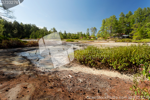 Image of sulphurous lakes near Manado, Indonesia 