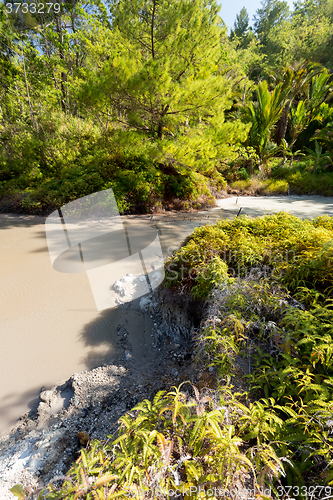 Image of sulphurous lakes near Manado, Indonesia 