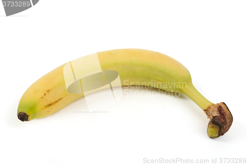 Image of fresh juicy banana isolated on white