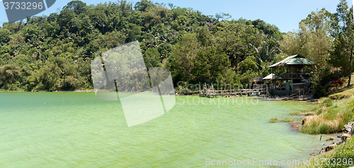 Image of sulphurous lake - Danau Linow
