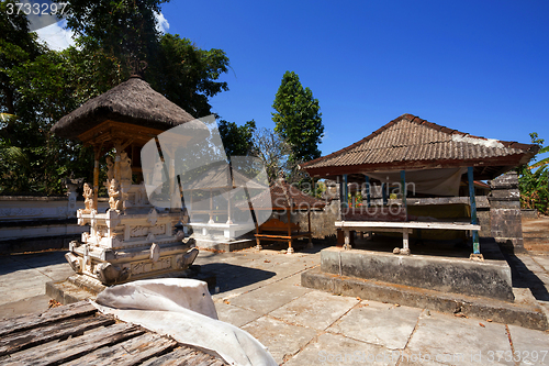 Image of Hindu temple at Pura Sahab, Nusa Penida, Bali, Indonesia