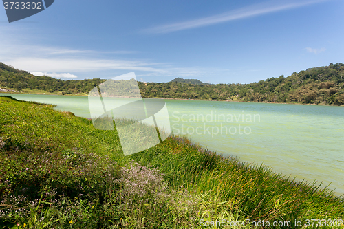 Image of sulphurous lake - Danau Linow