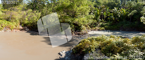Image of sulphurous lakes near Manado, Indonesia 