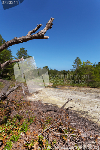 Image of sulphurous lakes near Manado, Indonesia 