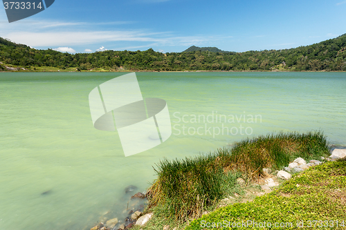 Image of sulphurous lake - Danau Linow