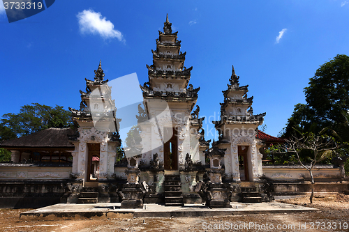 Image of Hindu temple at Pura Sahab, Nusa Penida, Bali, Indonesia