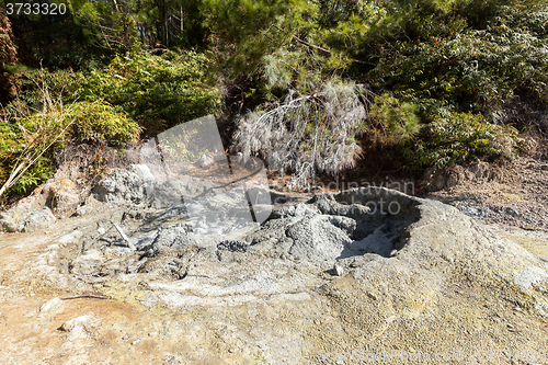 Image of sulphurous lakes near Manado, Indonesia 