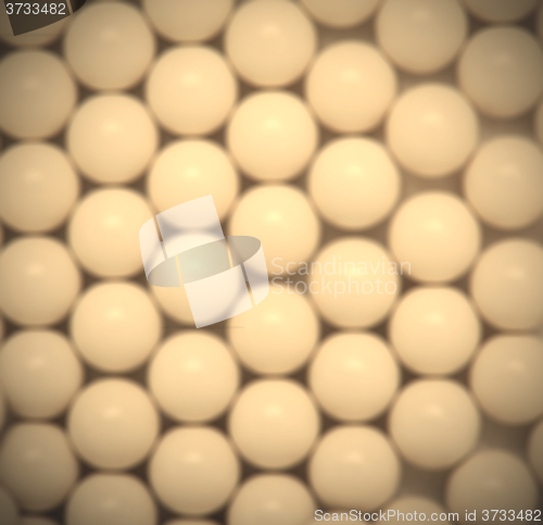 Image of white balls background