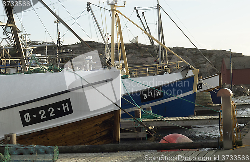 Image of Fishing boat in harbour