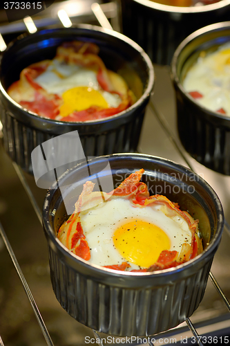 Image of Breakfast cups egg with bacon