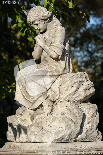 Image of Stone cemetery statue