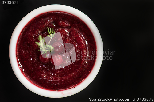 Image of Refreshing cranberry sorbet 