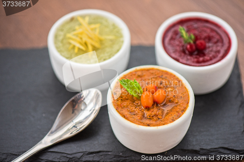 Image of Refreshing lemon cranberry seabuckthorn sorbet