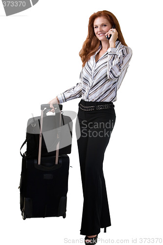 Image of Busy traveller
