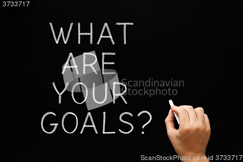 Image of What Are Your Goals Blackboard