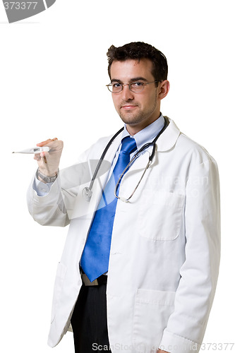 Image of Doctor with thermometer