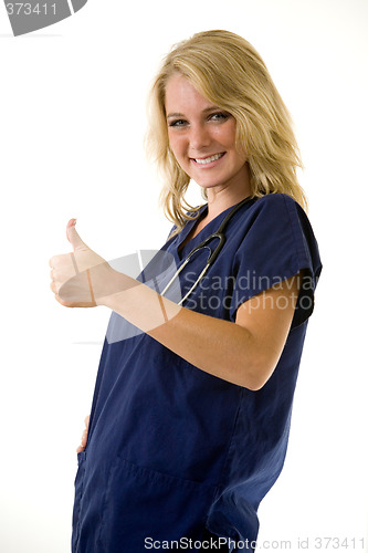 Image of Nurse thumbs up