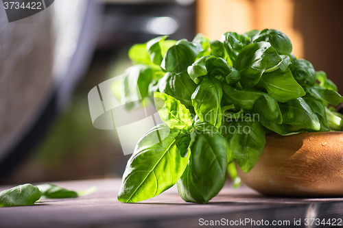 Image of Fresh organic basil