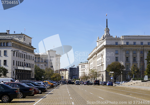 Image of Battenberg Square in Sofia