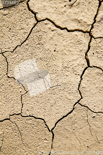 Image of brown dry sand in sahara   africa erosion and abstract