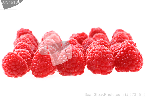 Image of fresh raspberries background\r\n