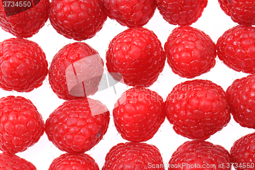 Image of fresh raspberries background\r\n