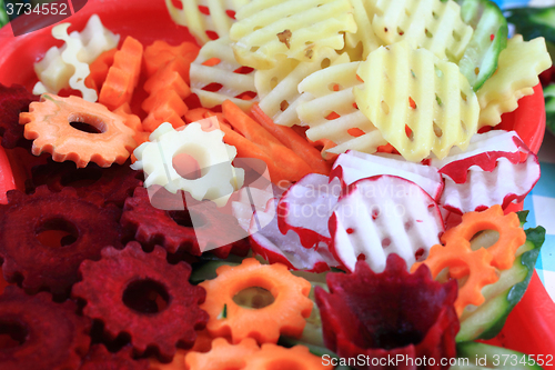 Image of vegetable decoration background