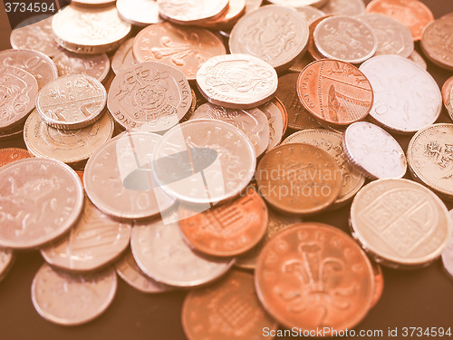 Image of  UK Pound coin vintage