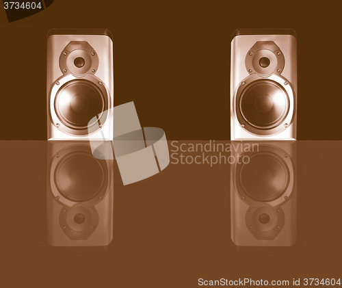 Image of  Speakers pair vintage