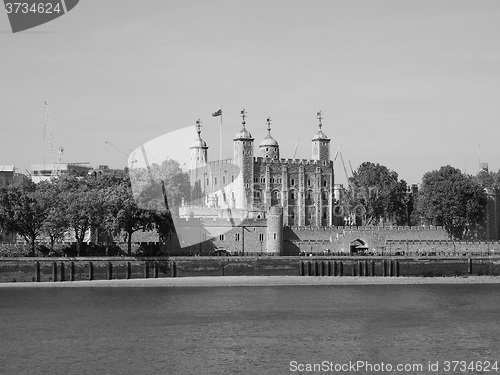 Image of Black and white Tower of London