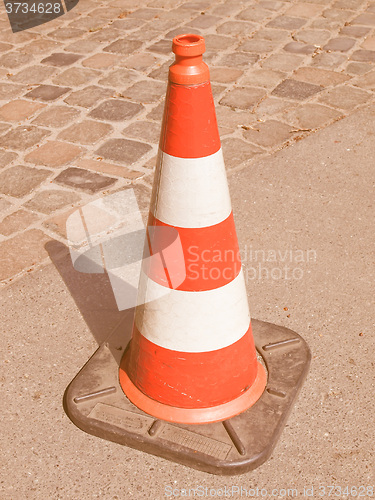 Image of  Traffic cone vintage