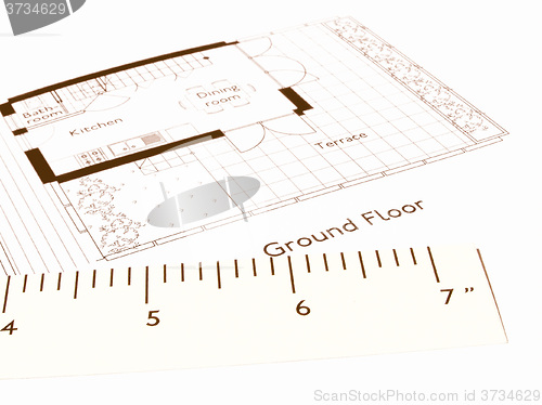 Image of  Technical drawing vintage